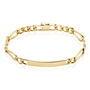 Bracciale Con Targhetta Golden Dream Placcato Oro Giallo