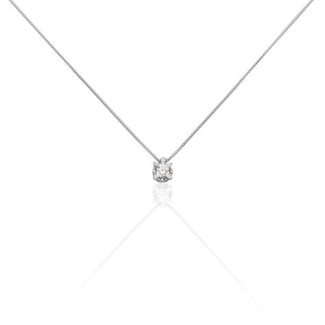 Collana Punto Luce Diamazing Oro Bianco Diamante - Collane Punto Luce Donna | Stroili