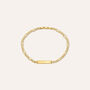 Bracciale Con Targhetta L'homme Or Oro Giallo