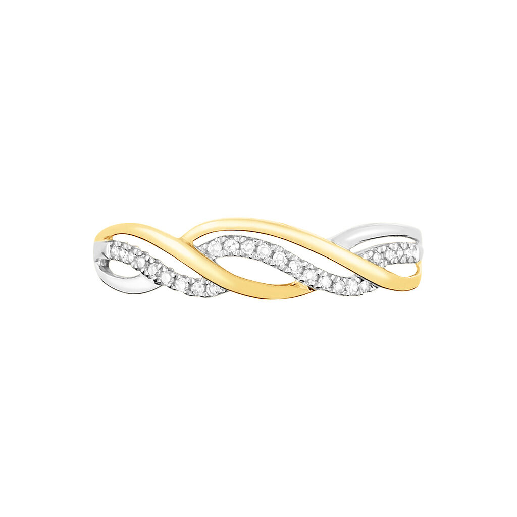 Anello Fascia Sophia Oro Giallo Diamante - Anelli con Pietre Donna | Stroili