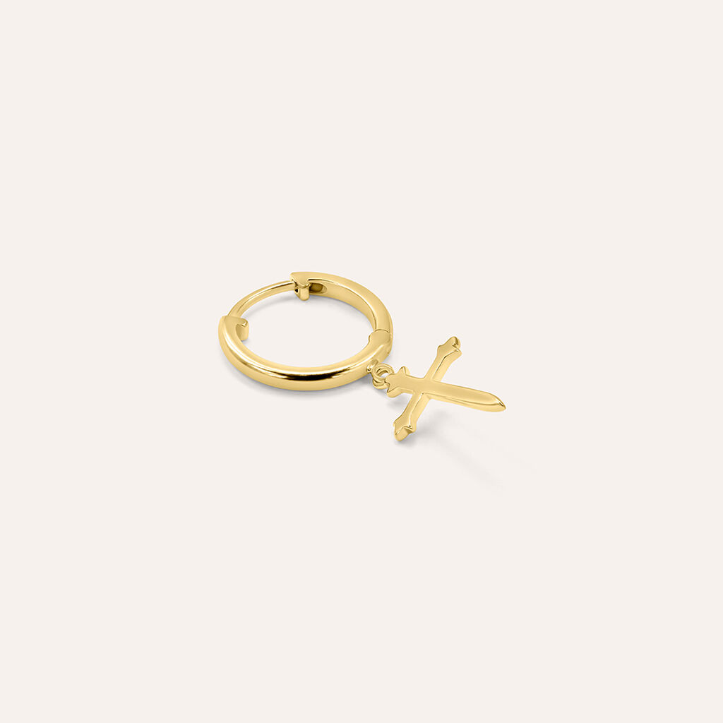 Orecchini A Cerchio L'homme Or Oro Giallo - Mono Orecchino Uomo | Stroili