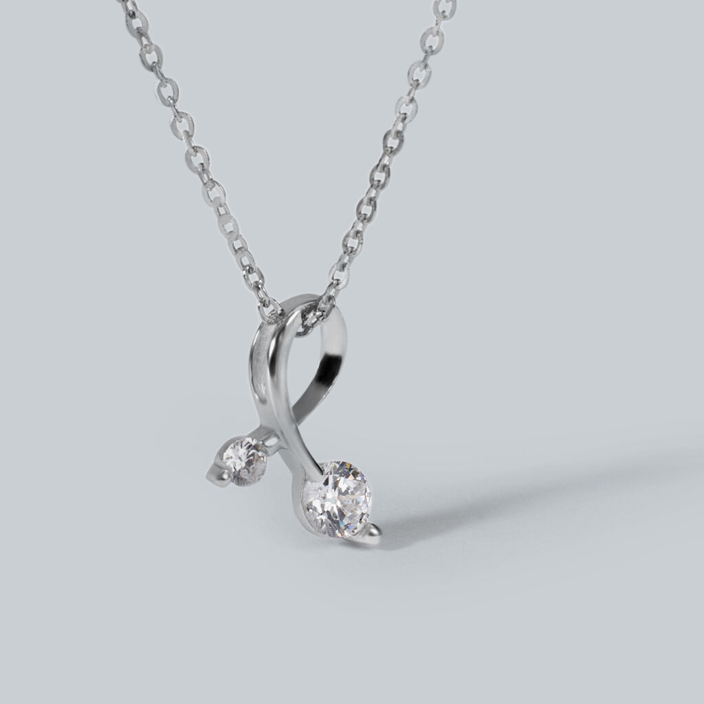 Collana Silver Elegance Argento Rodiato Cubic Zirconia - Collane Donna | Stroili