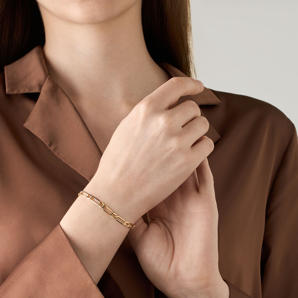 Bracciale Catena Colette Oro Giallo - Bracciali Unisex | Stroili
