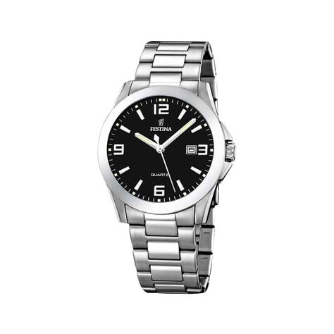 Orologio Al Quarzo Festina Acero Classico F16376/4 - Orologi con Datario Uomo | Stroili