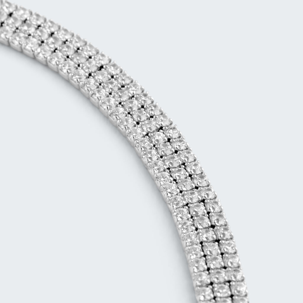 Bracciale Tennis Silver Elegance Argento Rodiato Cubic Zirconia - Bracciali Tennis Donna | Stroili