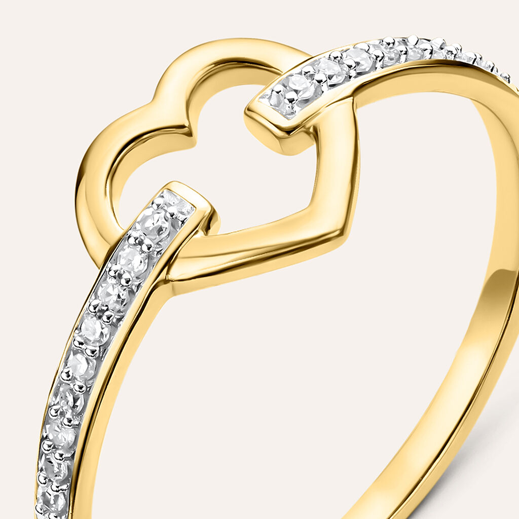 Anello Fantasia Sophia Oro Giallo Diamante