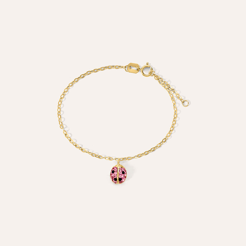Bracciale Mon Petit Oro Giallo Cristallo