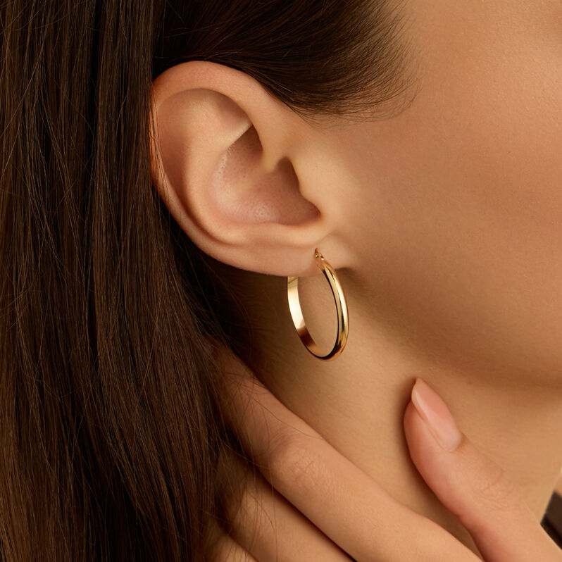 Orecchini A Cerchio Toujours Oro Giallo - Orecchini a Cerchio Donna | Stroili