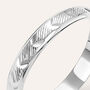 Fede Classica Diamantata 3 mm Oro Bianco
