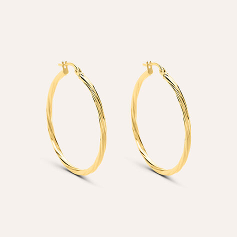 Orecchini A Cerchio Toujours Oro Giallo - Orecchini a Cerchio Donna | Stroili