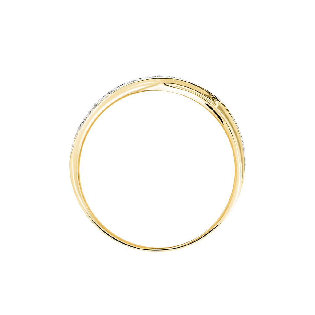Anello Fascia Sophia Oro Giallo Diamante - Anelli con Pietre Donna | Stroili