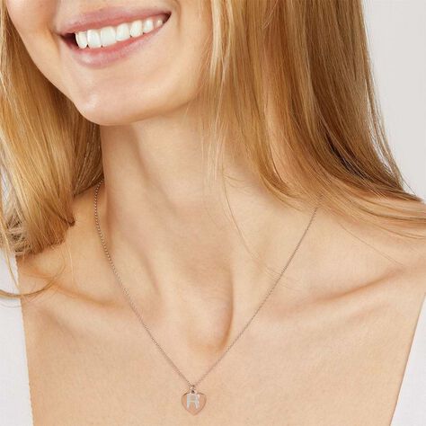 Collana Silver Collection Argento Bicolore Bianco / Rosa - Collane Donna | Stroili