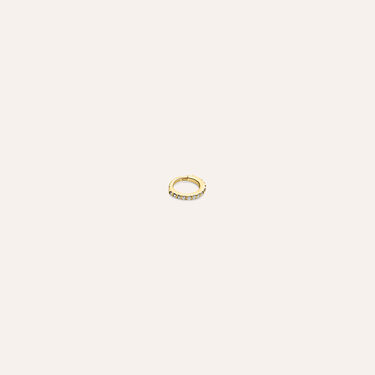 Piercing Orecchio Tragus Helix Bon Ton Oro Giallo Cubic Zirconia