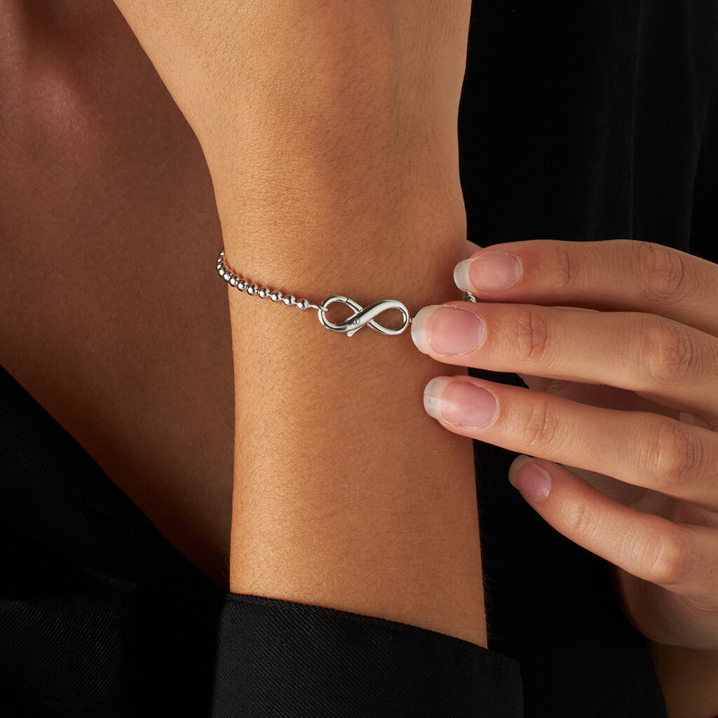 Bracciale Catena Silver Collection Argento Rodiato - Bracciali Love Donna | Stroili