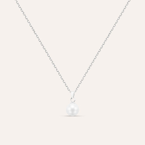 Collana Silver Pearls Argento Rodiato Perla sintentica - Collane Donna | Stroili