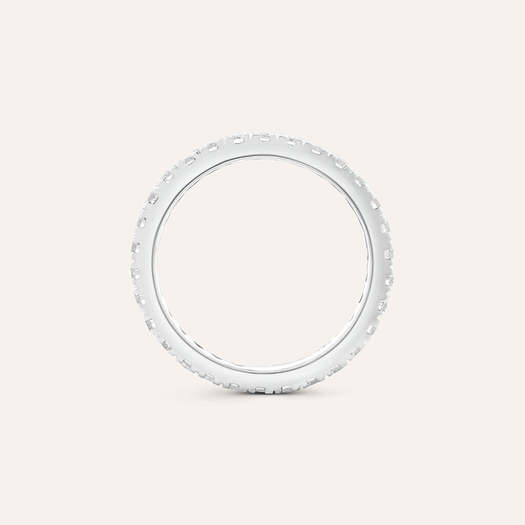 Anello Eternity Diamade Oro Bianco Diamante Lab-Grown - Anelli Eternity Donna | Stroili