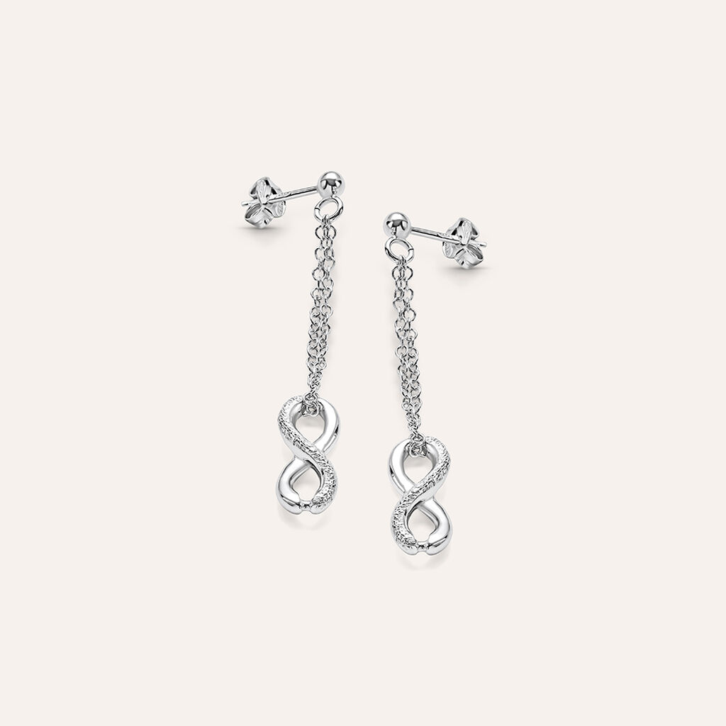 Orecchini Pendenti Silver Collection Argento Rodiato