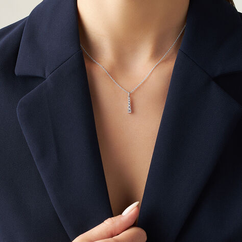 Collana Silver Elegance Argento Rodiato Cubic Zirconia - Collane Donna | Stroili