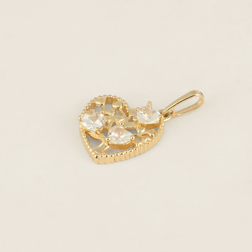 Pendente Poème Oro Giallo Cubic Zirconia - Ciondoli Donna | Stroili