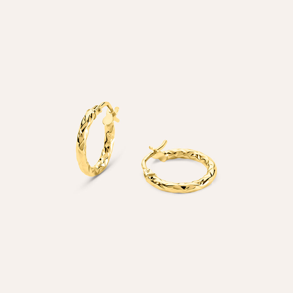 Orecchini A Cerchio Toujours Oro Giallo
