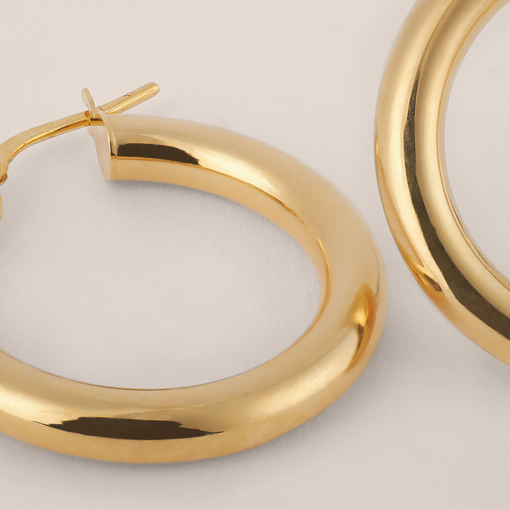 Orecchini A Cerchio Toujours Oro Giallo