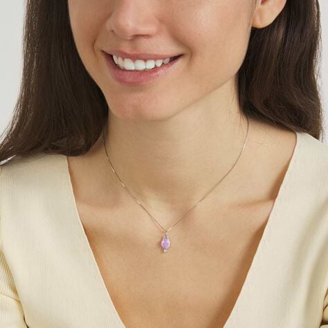 Charm mongolfiera in argento rodiato e smalto - Charms Donna | Stroili