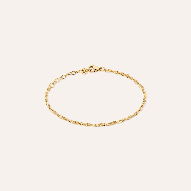 Bracciale Catena Radiance Acciaio Dorato - Bracciali Donna | Stroili