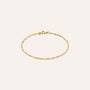 Bracciale Catena Radiance Acciaio Dorato