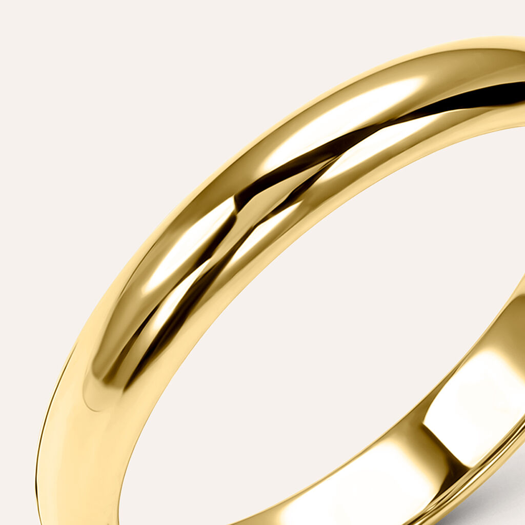 Fede Classica Leggera 3.2 mm Oro Giallo - Anelli con Incisione Unisex | Stroili