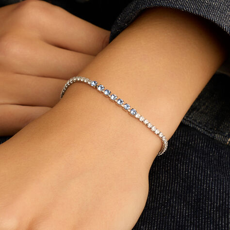 Bracciale Tennis Romantic Shine Metallo Cristallo - Bracciali Tennis Donna | Stroili