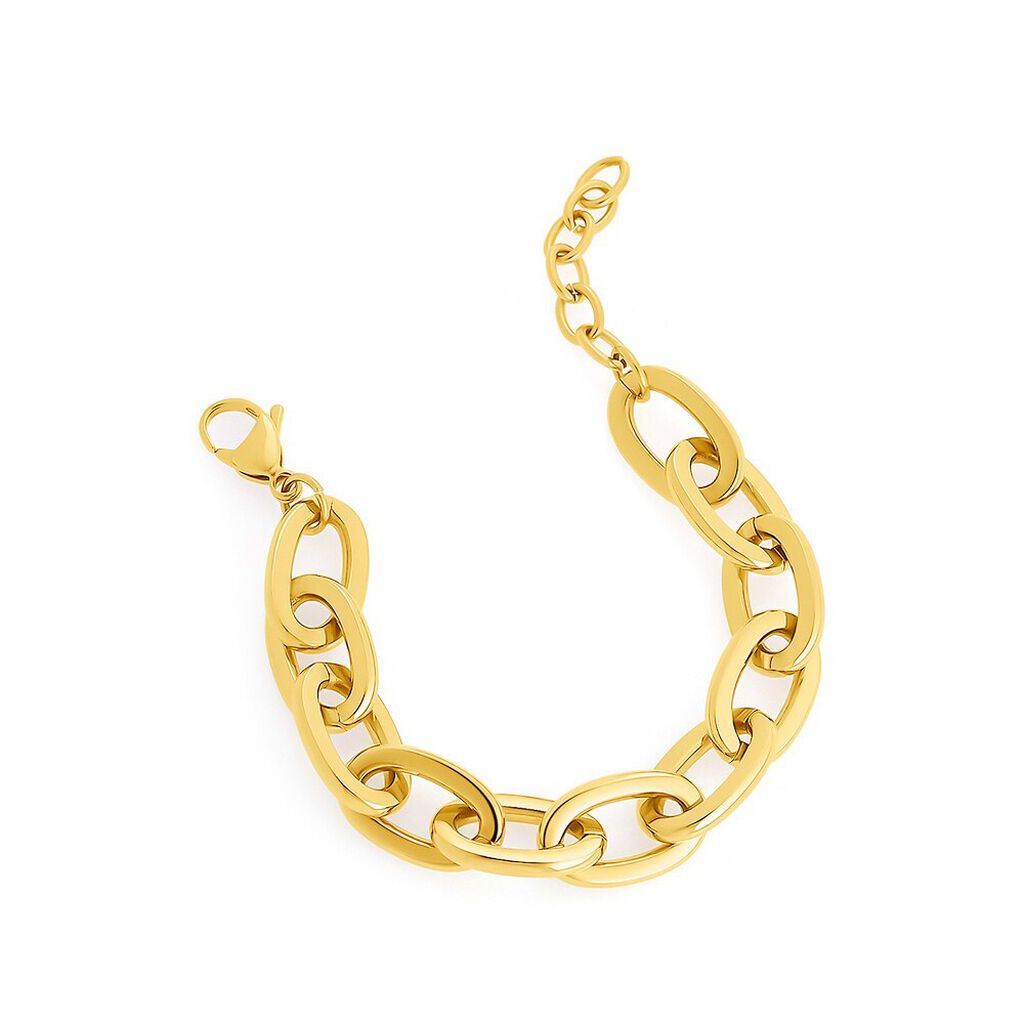 Bracciale Catena Lady Code Acciaio Dorato - Bracciali Donna | Stroili