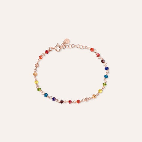 Bracciale Silver Soul Argento Rosa Cristallo - Bracciali Donna | Stroili