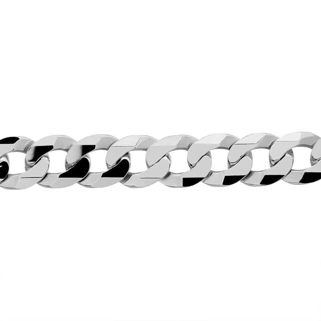 Bracciale Catena Gentleman Argento Rodiato - Bracciali Uomo | Stroili