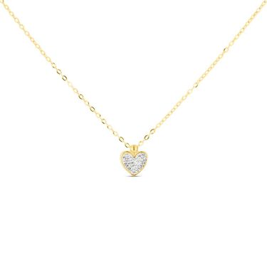 Collana Crystal Gold Oro Giallo Cristallo