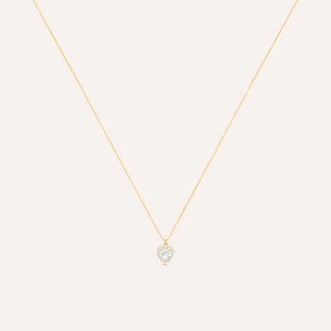 Collana Punto Luce Claire Oro Giallo Cubic Zirconia - Collane Punto Luce Donna | Stroili