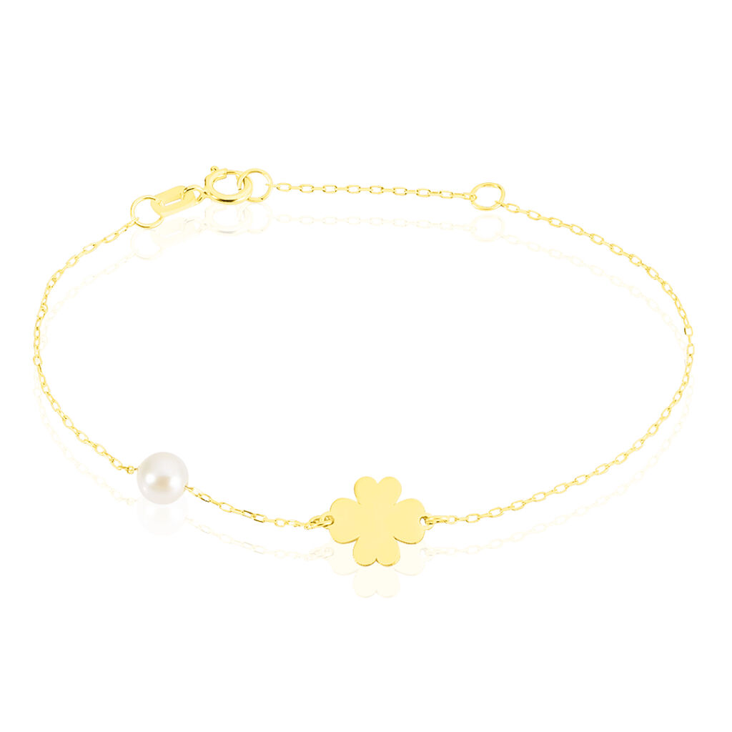 Bracciale Mon Petit Oro Giallo Perla D'Acqua Dolce