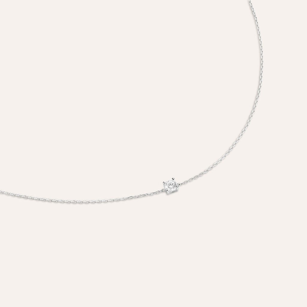 Bracciale Punto Luce Claire Oro Bianco Cubic Zirconia