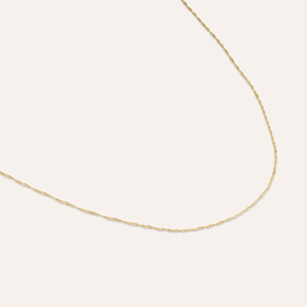 Catenina Po&egrave;me Oro Bicolore
