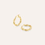 Orecchini A Cerchio Isabelle Oro Giallo