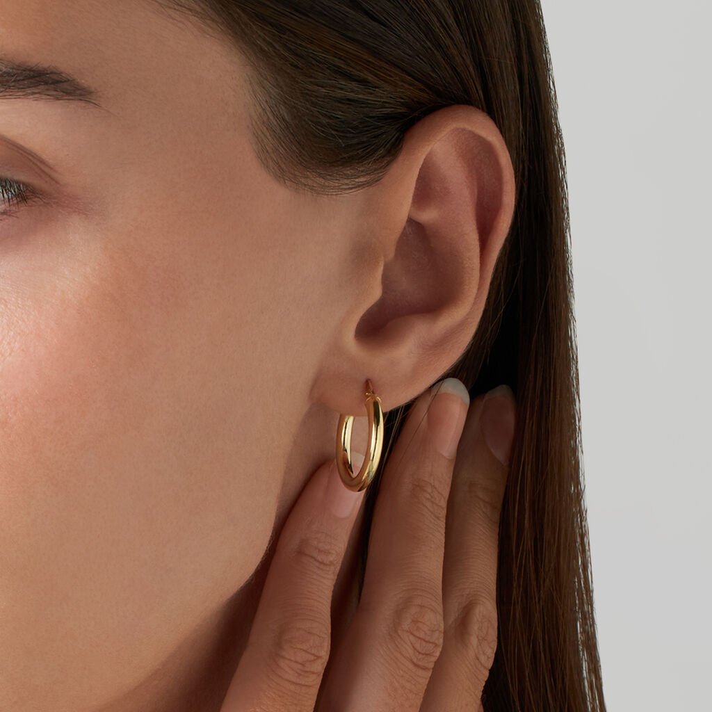 Orecchini A Cerchio Toujours Oro Giallo - Orecchini a Cerchio Donna | Stroili