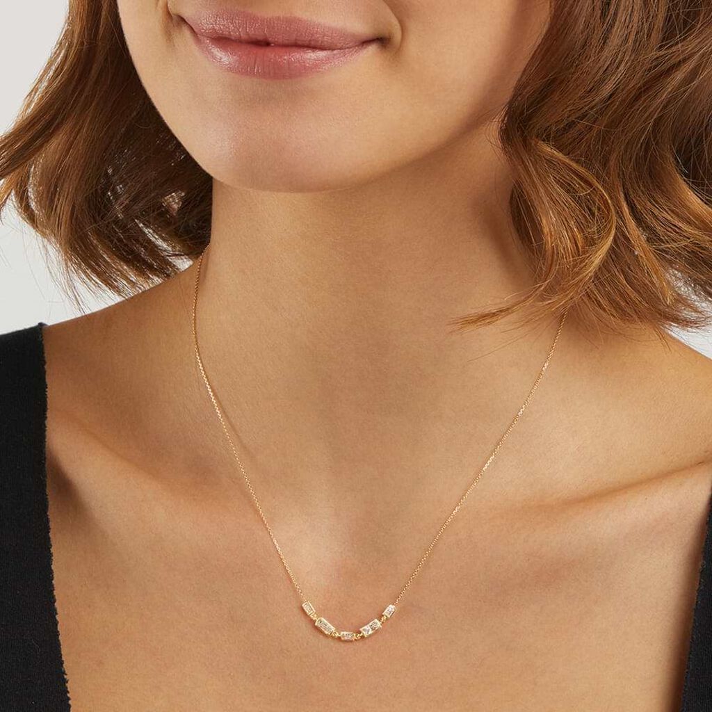 Collana Claire Oro Giallo Cubic Zirconia - Collane Donna | Stroili