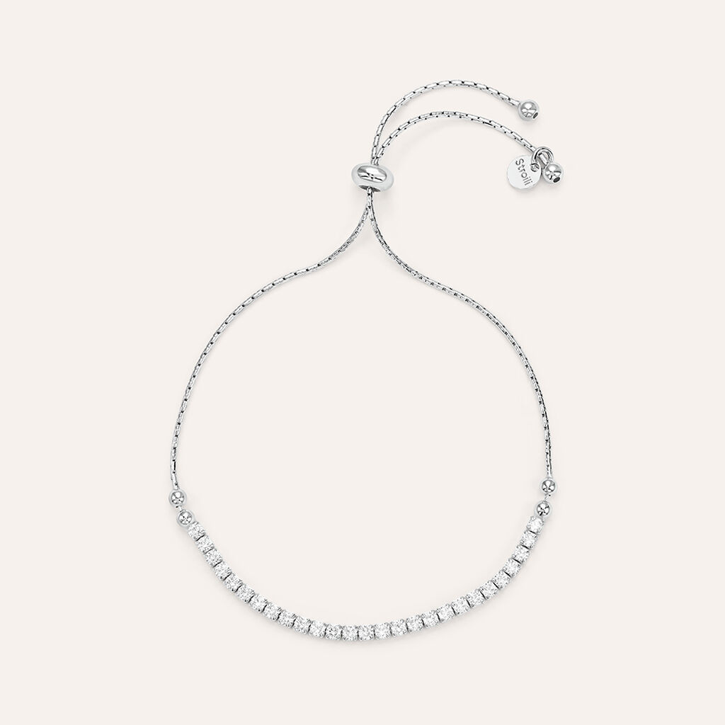 Bracciale Tennis Silver Elegance Argento Rodiato Cubic Zirconia