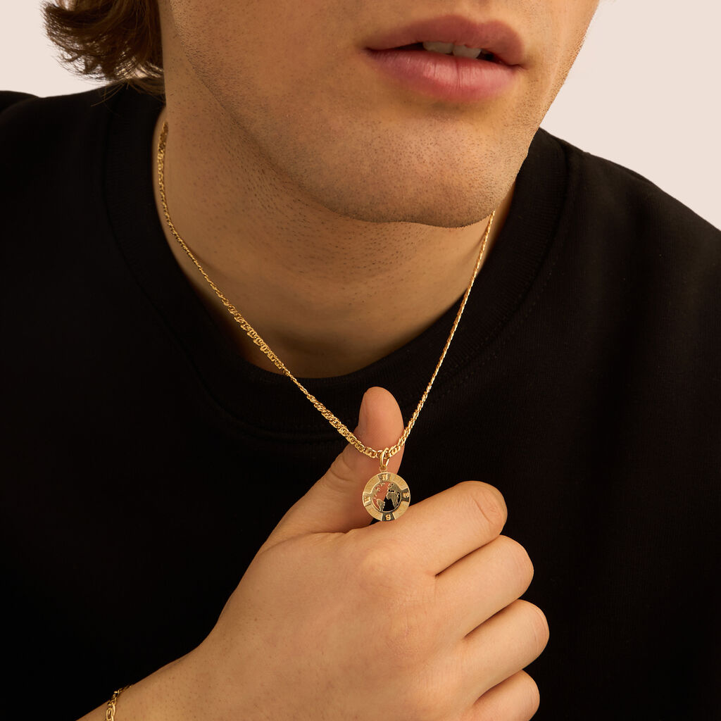 Pendente Oro Uomo Oro Giallo