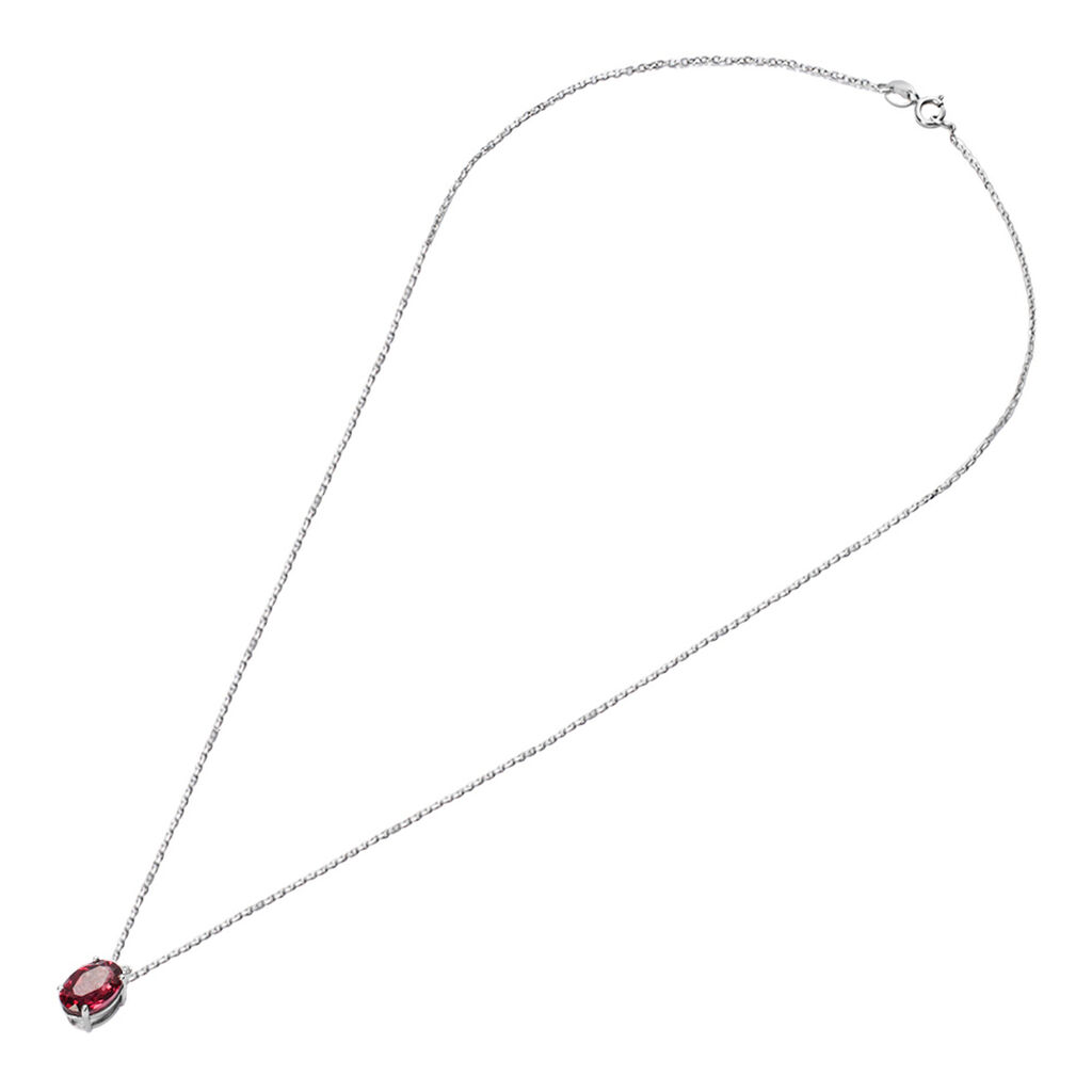 Collana Punto Luce Jasmine Oro Bianco Rodolite Diamante - Collane Punto Luce Donna | Stroili