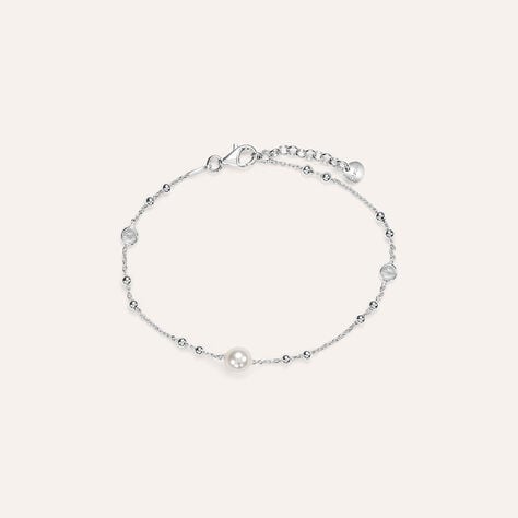 Bracciale Silver Pearls Argento Rodiato Perla sintentica - Bracciali Donna | Stroili