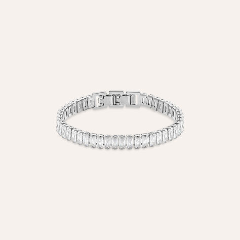 Bracciale Tennis Romantic Shine Metallo Cristallo - Bracciali Tennis Donna | Stroili