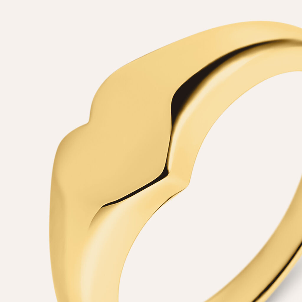 Anello Chevalier Silver Collection Argento Dorato