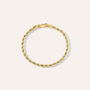 Bracciale Catena Colette Oro Bicolore Giallo / Bianco