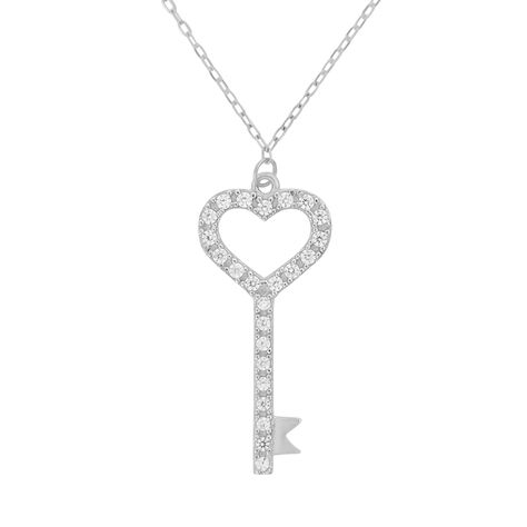 Collana Claire Oro Bianco Cubic Zirconia - Collane Donna | Stroili