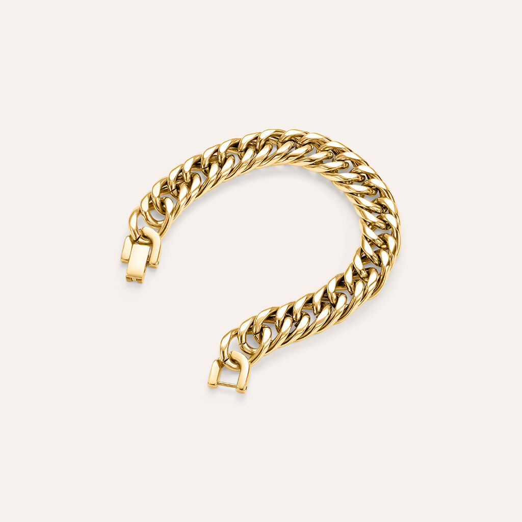 Bracciale Catena Lady Code Acciaio Dorato - Bracciali Donna | Stroili